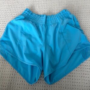 Lululemon Blue High Rise 4in Hotty Hots